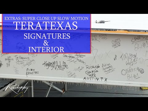 Tesla Giga Texas Extras: SUPER CLOSE UP on the Signature and SUPER CLOSE UP inside - Lighting Fix