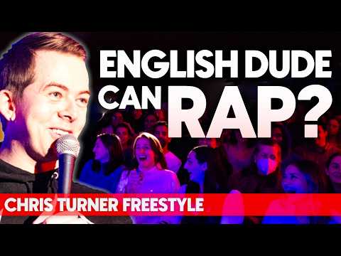 British Rapper's FREESTYLE has American Crowd Dying with Laughter | Chris Turner's Freestyle Raps