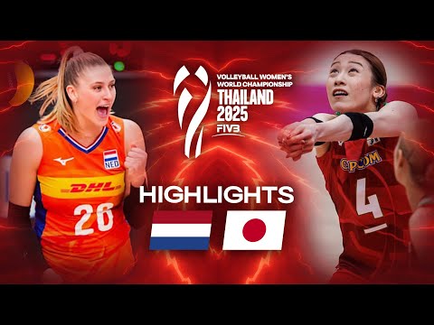 Netherlands 🇳🇱 vs. Japan 🇯🇵 - Quarter Final Highlights | Women's World Championships 2025