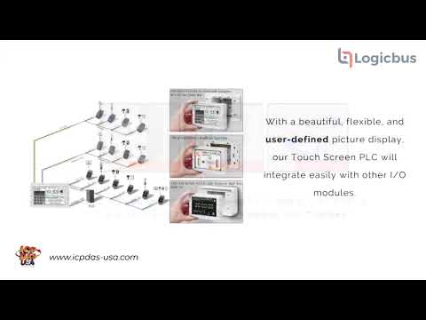 Controlador con pantalla táctil y HMI – ICP DAS