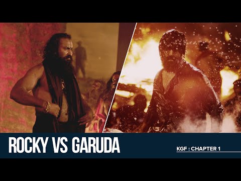 Rocky Vs Garuda | KGF Chapter 1 | Yash | Ramachandra Raju | Prashanth Neel