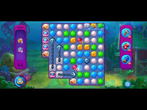 Fishdom Very Hard level 11003 no boosters フィッシュダム ベリーハード