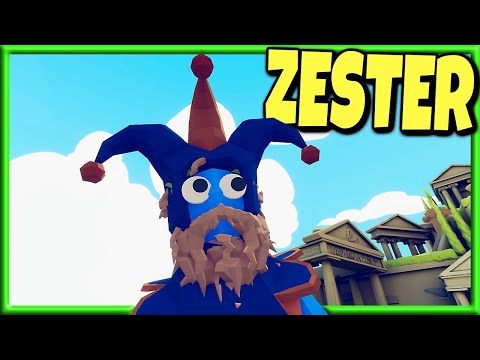 New Fusion! ZESTER (Zeus + Jester) vs Every Faction - TABS Gameplay Unit Creator Update