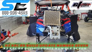 2021 can am X3 XRC RR build update part 7. CT RaceWorx Boxed High Clearance Lower and upper A Arms.
