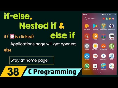 Conditionals if else Nested if and else if