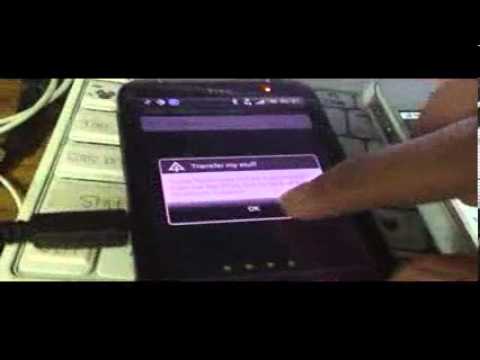 How do I transfer Contacts from iPhone 4s to HTC Desire S using Transfer app