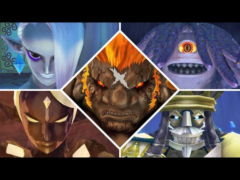 Zelda: Skyward Sword HD - All Bosses (No Damage & No Shield)