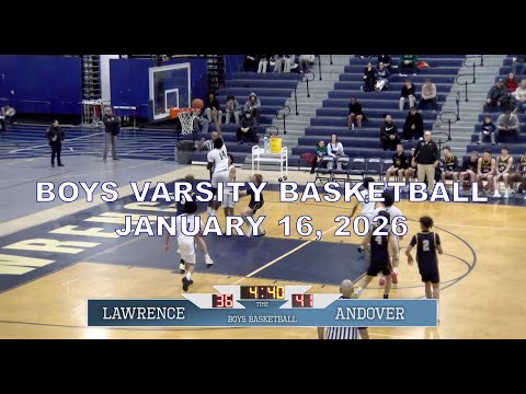 Boys Varsity Basketball vs Andover January 16, 2026 thumbnail