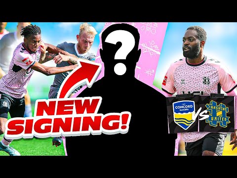 NEW STRIKER Scores Worldie Goal!! Concord Rangers vs Hashtag United