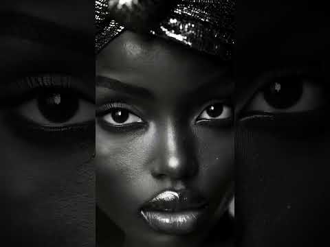 Striking Elegance: Black and Silver Fashion Statement #fashion #elegance #monochrome