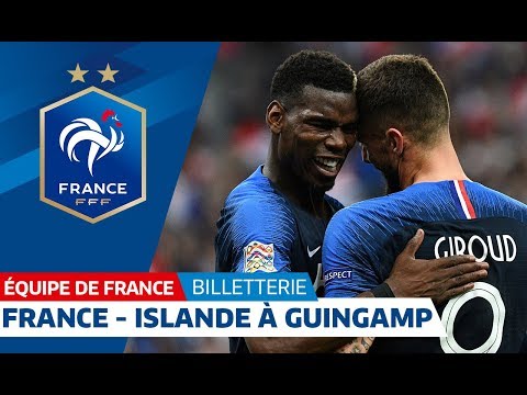 France - Islande le jeudi 11 octobre à Guingamp, Equipe de France I FFF 2018