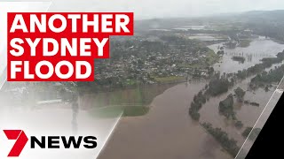 Nepean and Hawkesbury rivers flood again during Sydney storm - July 2022 | 7NEWS