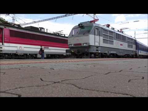 Vlaky: príchod a štart ES499.0001 na EC 276 Slovan + pozdrav!