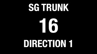 SBS Transit Trunk 16 (Direction 1) (BFTP 2016) | Bus Service Hyperlapse