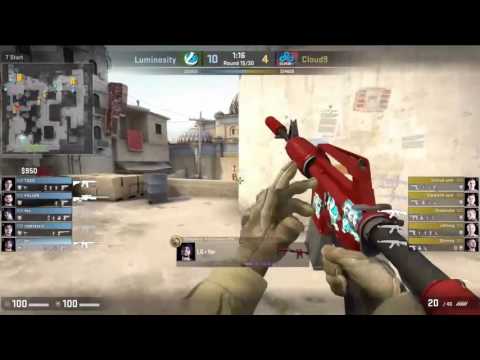 Luminosity vs Cloud9 - ELEAGUE Season 1 - Game 1 [Dust2] - Highlights