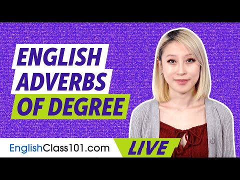 Learn English Adverbs of Degree | Basic English Grammar