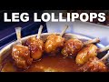 Chicken Leg Lollipops With Sweet Sour Glaze Soft Polenta I Chicken Roasted Carrots