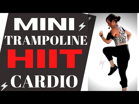 20 Min Mini Trampoline HIIT Cardio Workout