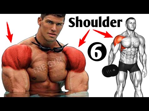 Shoulder workout at gym (6 best exercises)