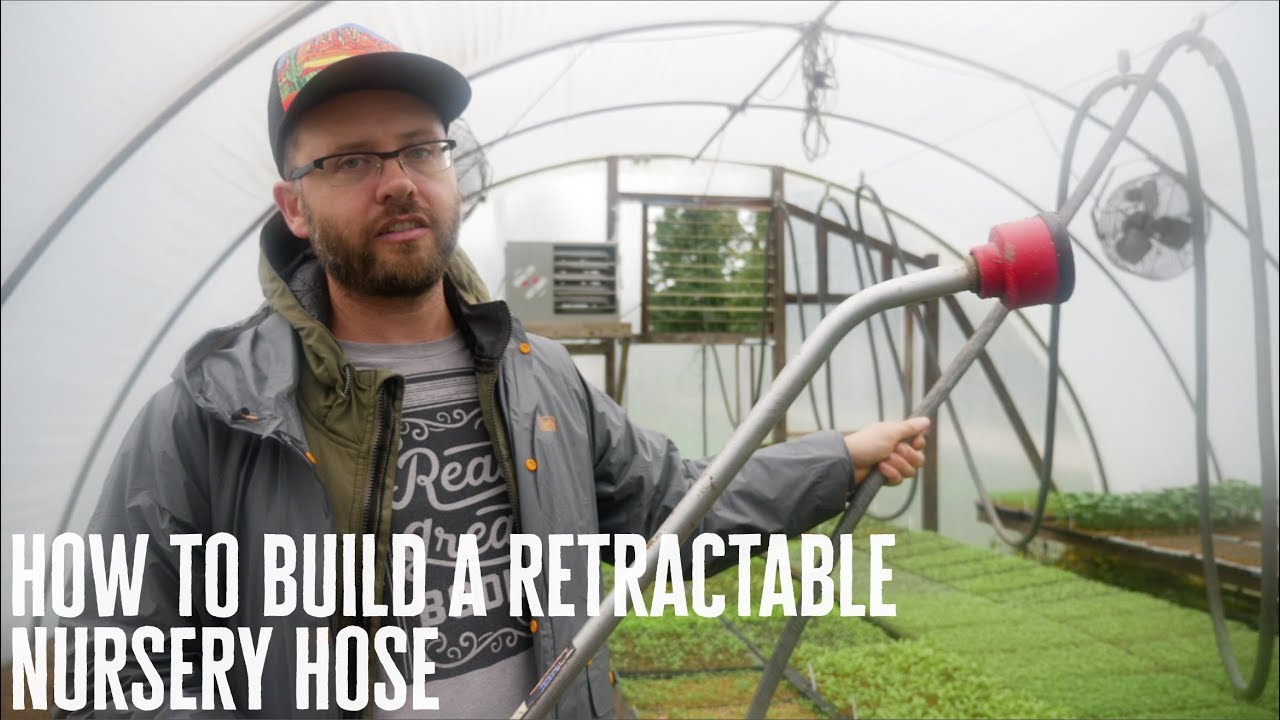How to build a retractable nursery hose