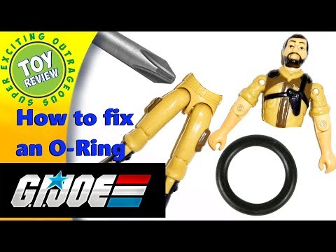 How to replace a GI Joe O-Ring (Rubber Band) - SEO Toy Review