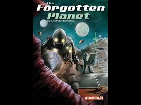 The Purge: # 1345 The Forgotten Planet: Wonderful box art turns into an action point and area control game of robots taking over the land