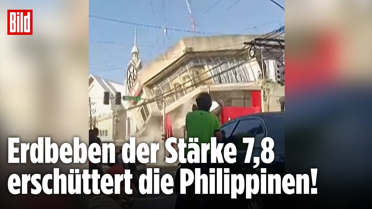 Mega-Erdbeben vor den Philippinen: Tsunami-Warnung für mehrere Regionen ausgerufen!