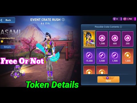 Asami Pilot Token Details 🤩 And Review 😃 In Mech Arena 🤔 #mecharena