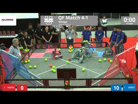 VEX Worlds 2016 - VEX U - Design - QF 4-1 (VCAT2) 176 vs 272 (UTEZ1)