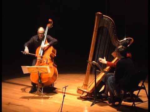 Jean Françaix Duo Baroque double bass and Harp 2