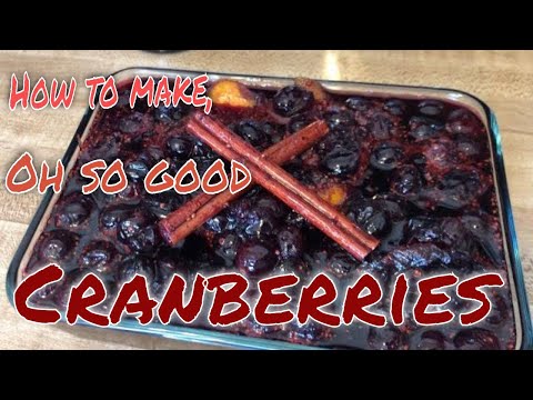 How to make Cranberries | Thanksgiving