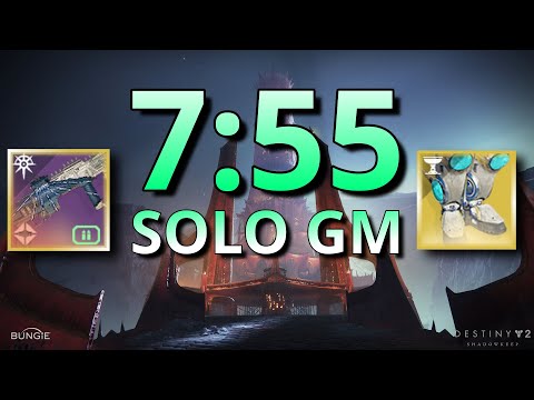 Solo The Scarlet Keep Grandmaster in 7 Minutes! (7:55 Plat)