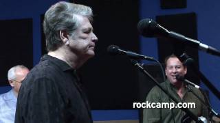 Brian Wilson jams &quot;California Girls with campers at Rock and Roll Fantasy Camp