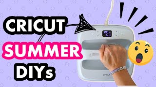 ⭐️ GRAB These "BLANKS" for AMAZING Summer Crafts using Cricut Easy Press 3