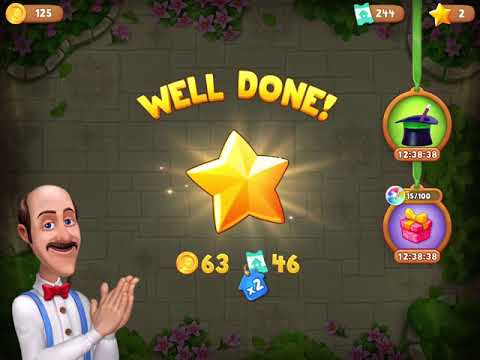 Gardenscapes Level 2937 With No Boosters - Castle Renovation: Luxurious Chandeliers - Bonus Scene