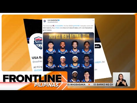 Team USA, inanunsyo na ang kanilang roster Frontline Pilipinas