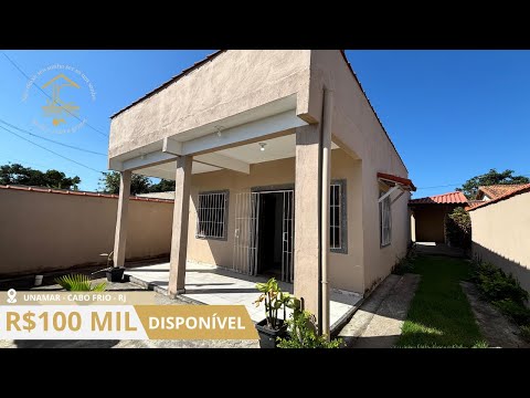 VENDIDA! CASA DE PRAIA A VENDA 🏖️ OPORTUNIDADE APENAS R$100 MIL 🚨 EM CABO FRIO, UNAMAR