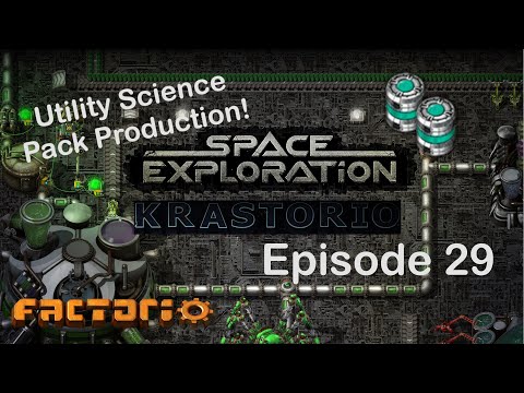 Utility Science Packs! | Factorio Space Exploration & Krastorio Playthrough | Episode 29