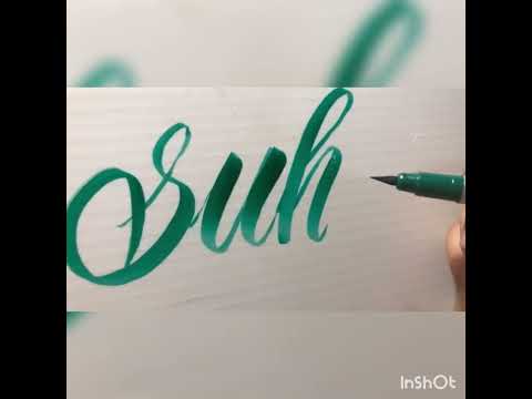 Suhaib name calligraphy comment ur name subscribe @immutallyartandcalligraphy3170