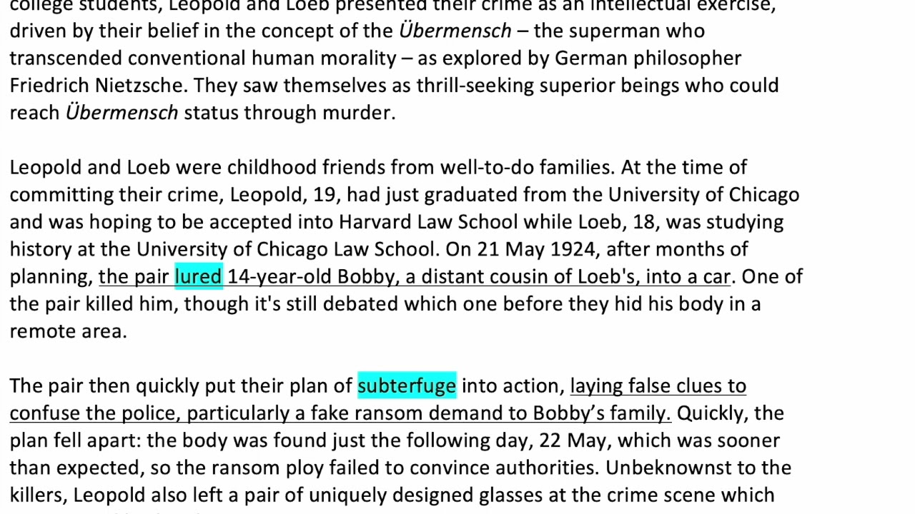 Chapter 3 Lesson 1: Read