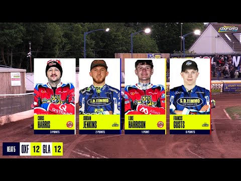 Heat 5  | Oxford vs Glasgow | Championship | OXFORD SPEEDWAY TV 2025