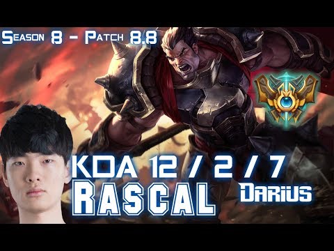 Rascal DARIUS vs SINGED Top - Patch 8.8 KR Ranked