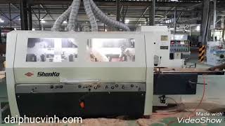 MÁY BÀO 4 MẶT 6 TRỤC TỐT NHẤT TRÊN  THẾ GIỚI  SHENKO SK 230