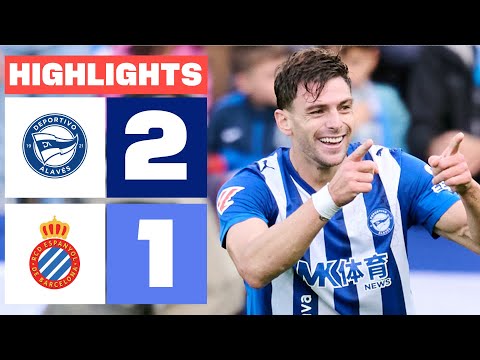 DEPORTIVO ALAVÉS 2 - 1 RCD ESPANYOL | HIGHLIGHTS LALIGA EA SPORTS