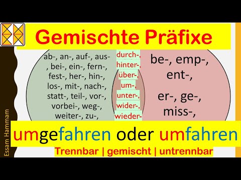 Gemischte Präfixe/Vorsilben | Verben mit gemischten Präfixen/Vorsilben | with subtitles