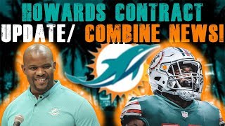 Miami Dolphins Meet With Xavien Howard's Agents/ News Out Of NFL Combine!