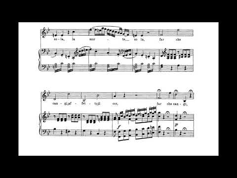 Come scoglio immoto resta (Così fan tutte - W.A. Mozart) Score Animation