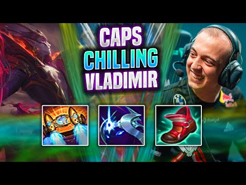 CAPS CHILLING WITH VLADIMIR! - G2 Caps Plays Vladimir Mid vs Yasuo! | Season 2022