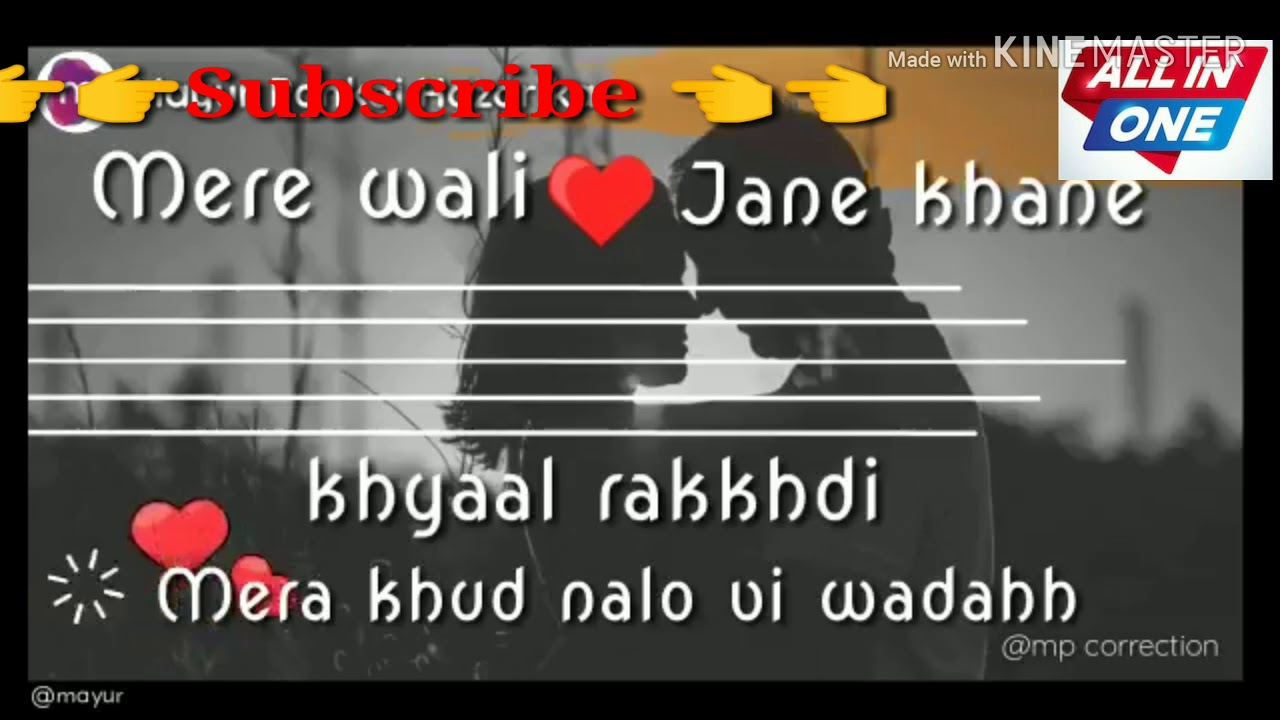 Mere Wali Jane Khane Nu Ni Takkdi I Best Lovers Punjabi WhatsApp Status