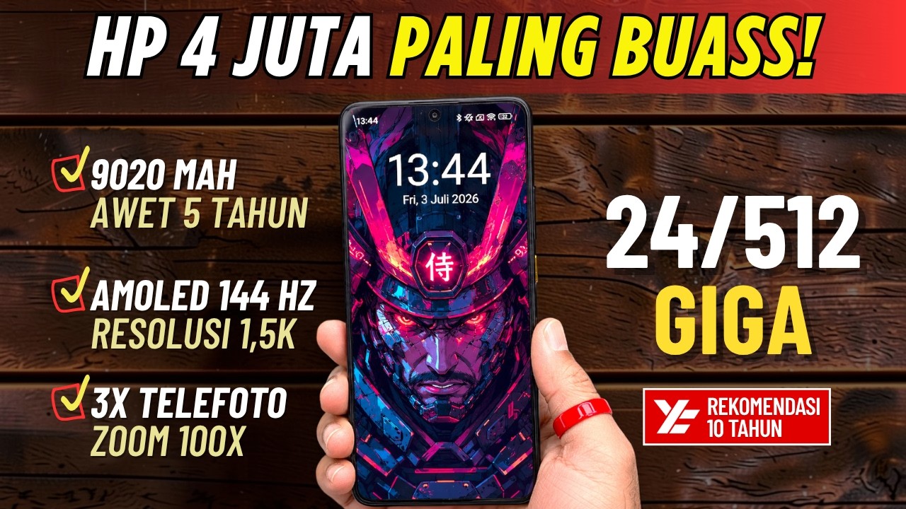 5 Rekomendasi HP 4 JUTAAN TERBAIK [4,5 - 4,9 JUTA] Juli 2026